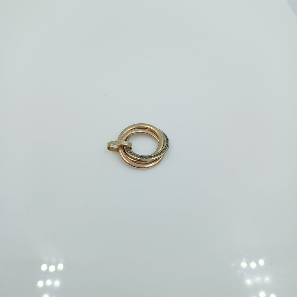 DIJE ORO COMBINADO 14 K 1.7 GRMS (SEMINUEVO)