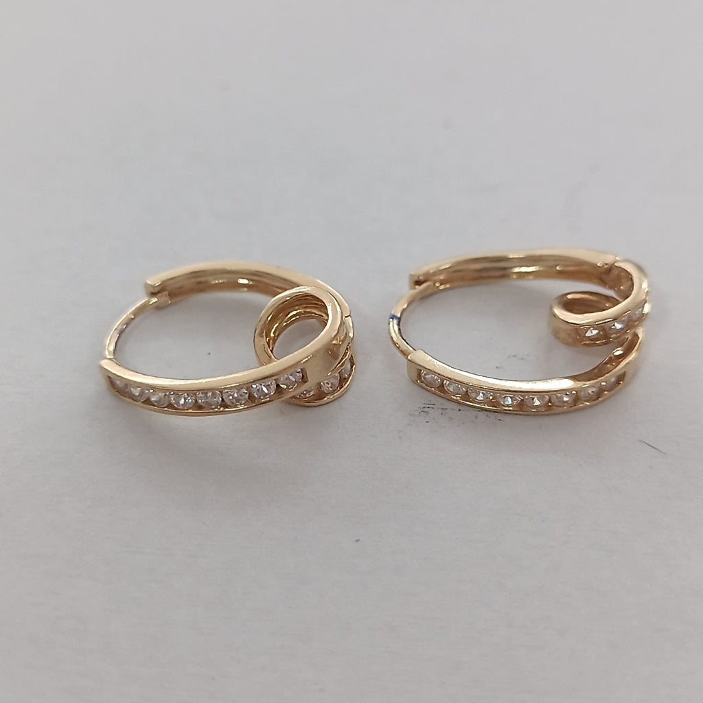 ARRACADAS PAR ORO 14 K 2 GRMS (SEMINUEVO)