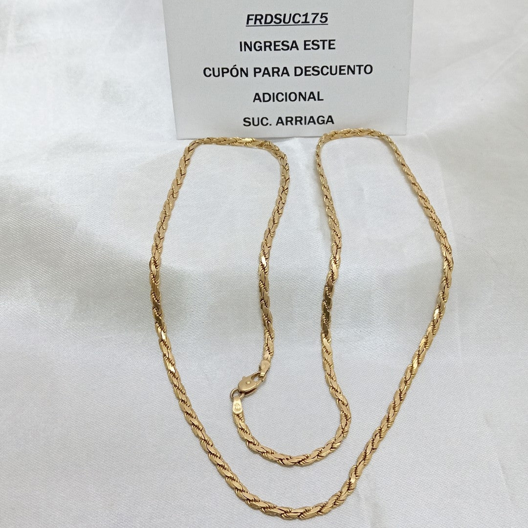 GARGANTILLA ORO 14 K 19,70 GRMS (SEMINUEVO)