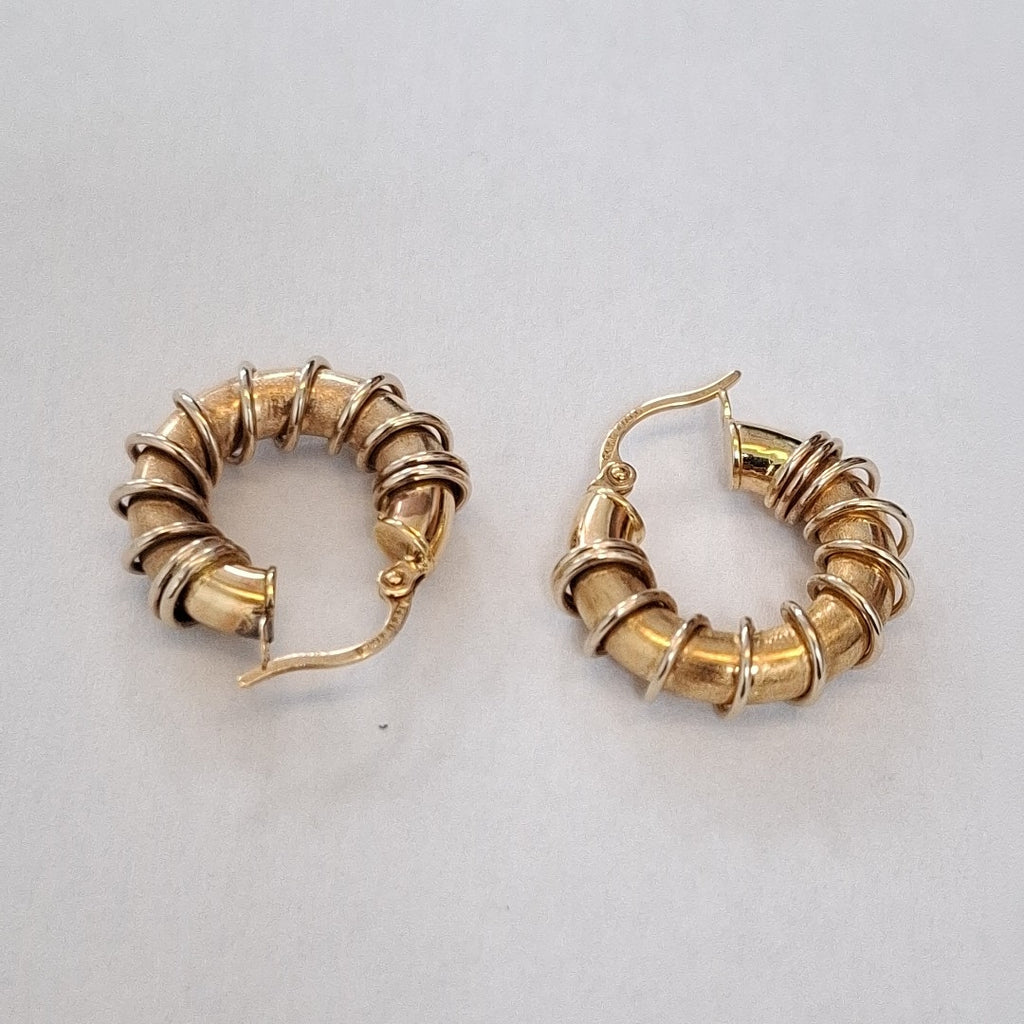 ARRACADAS PAR ORO 14 K 4,50 GRMS (SEMINUEVO)