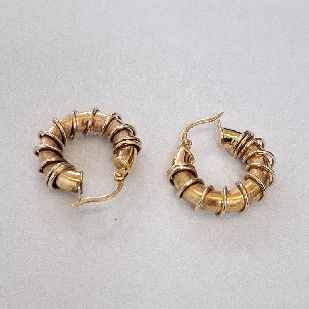 ARRACADAS PAR ORO 14 K 4,50 GRMS (SEMINUEVO)