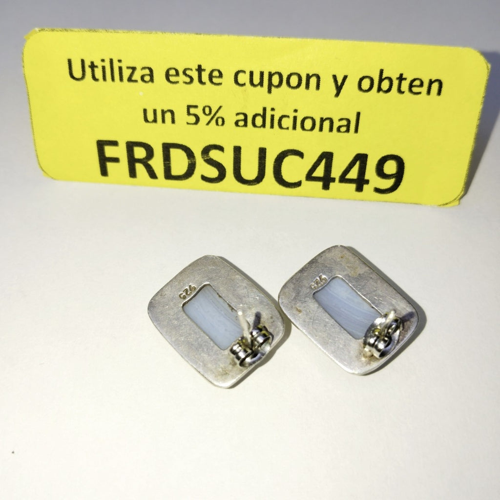 BROQUELES PAR PLATA 8.4 GRMS (SEMINUEVO)