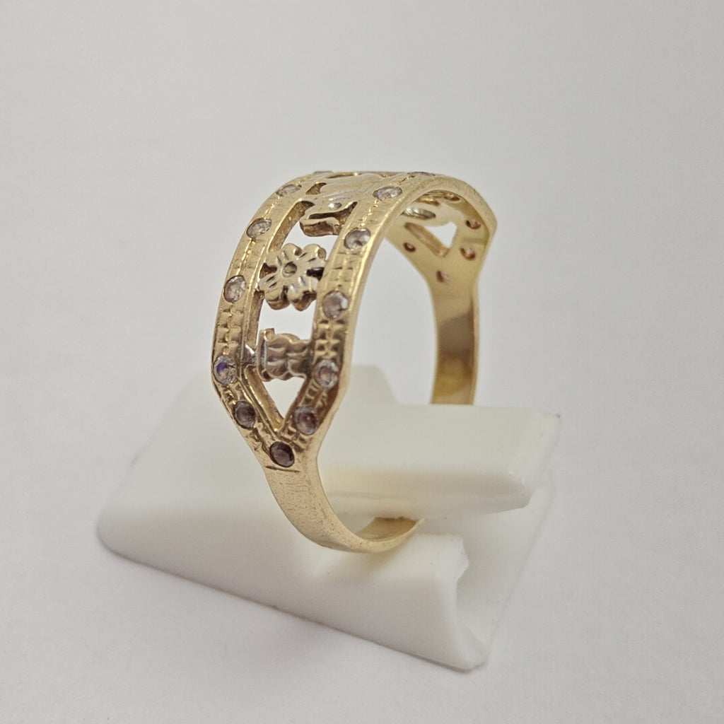 ARGOLLA DE LA SUERTE ORO 14 K 3,20 GRMS (SEMINUEVO)
