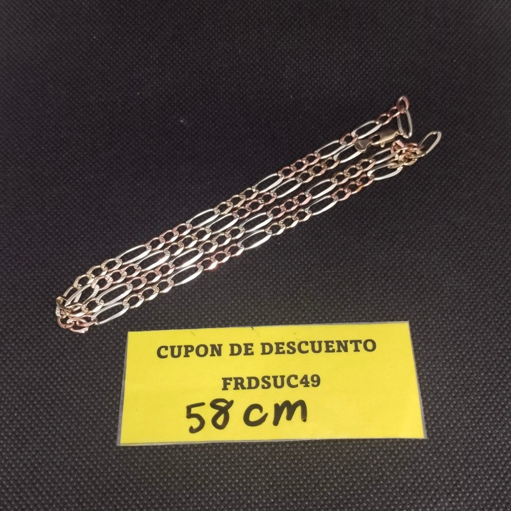 CADENA ORO COMBINADO 10 K 15.2 GRMS (SEMINUEVO)