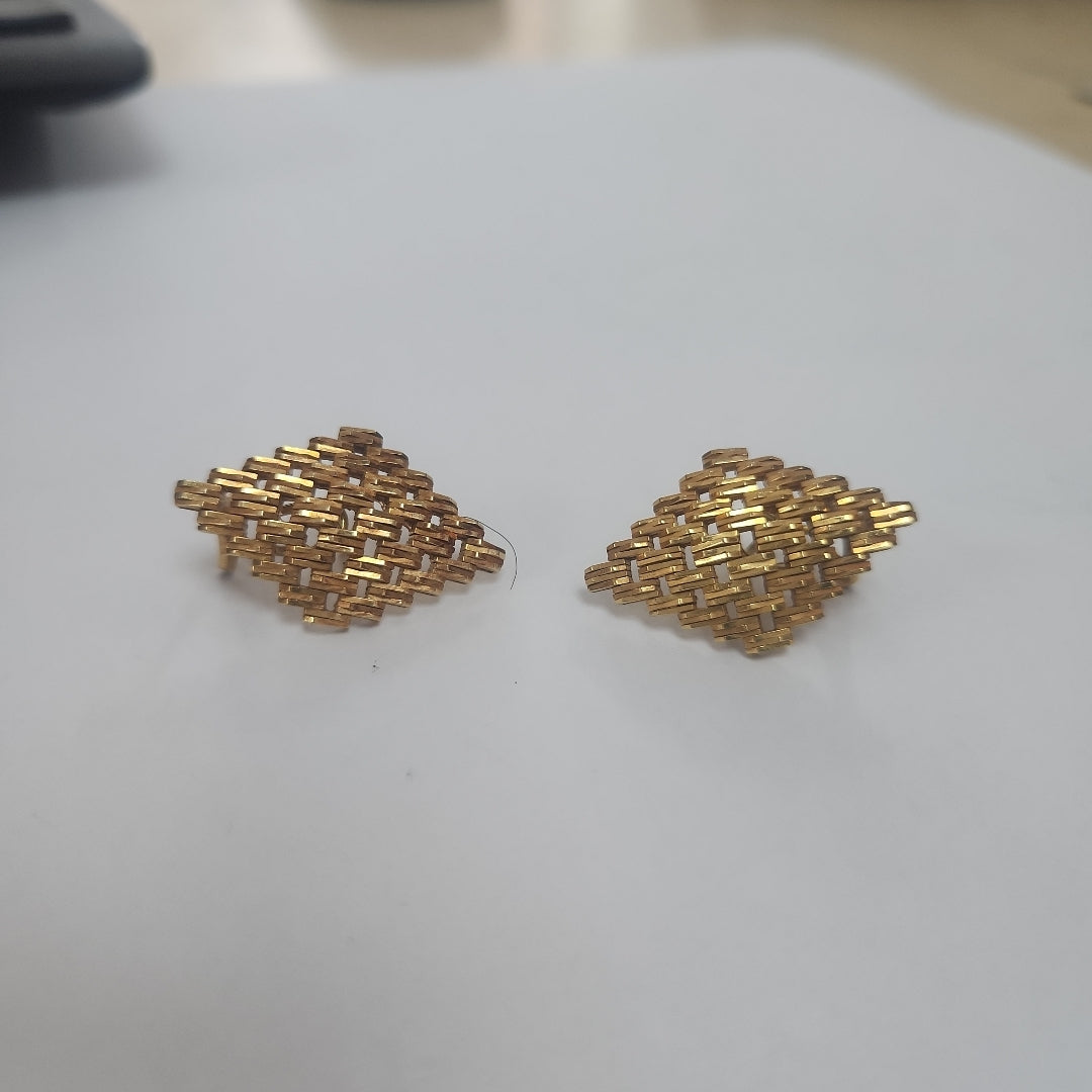 ARETES PAR ORO 18 K 11,20 GRMS (SEMINUEVO)