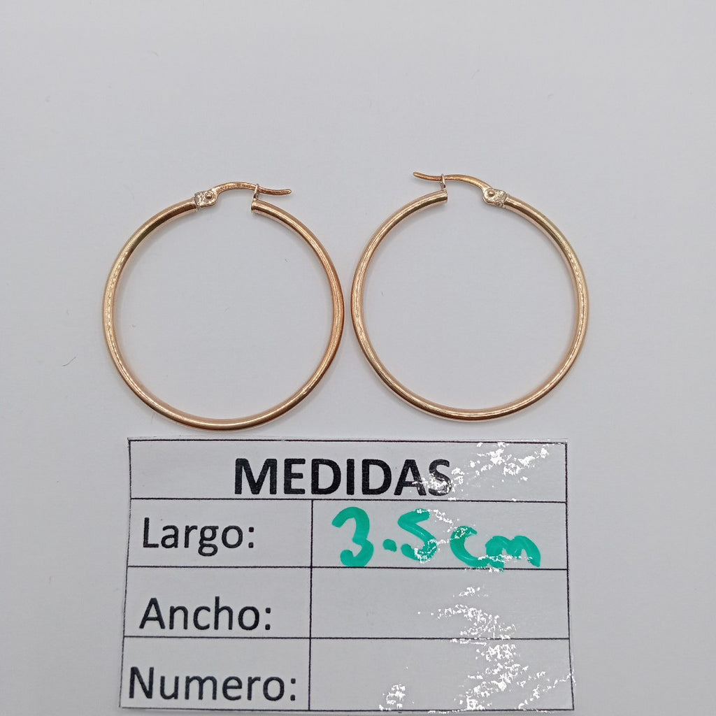 ARRACADAS PAR ORO 8 K 2,00 GRMS (SEMINUEVO)