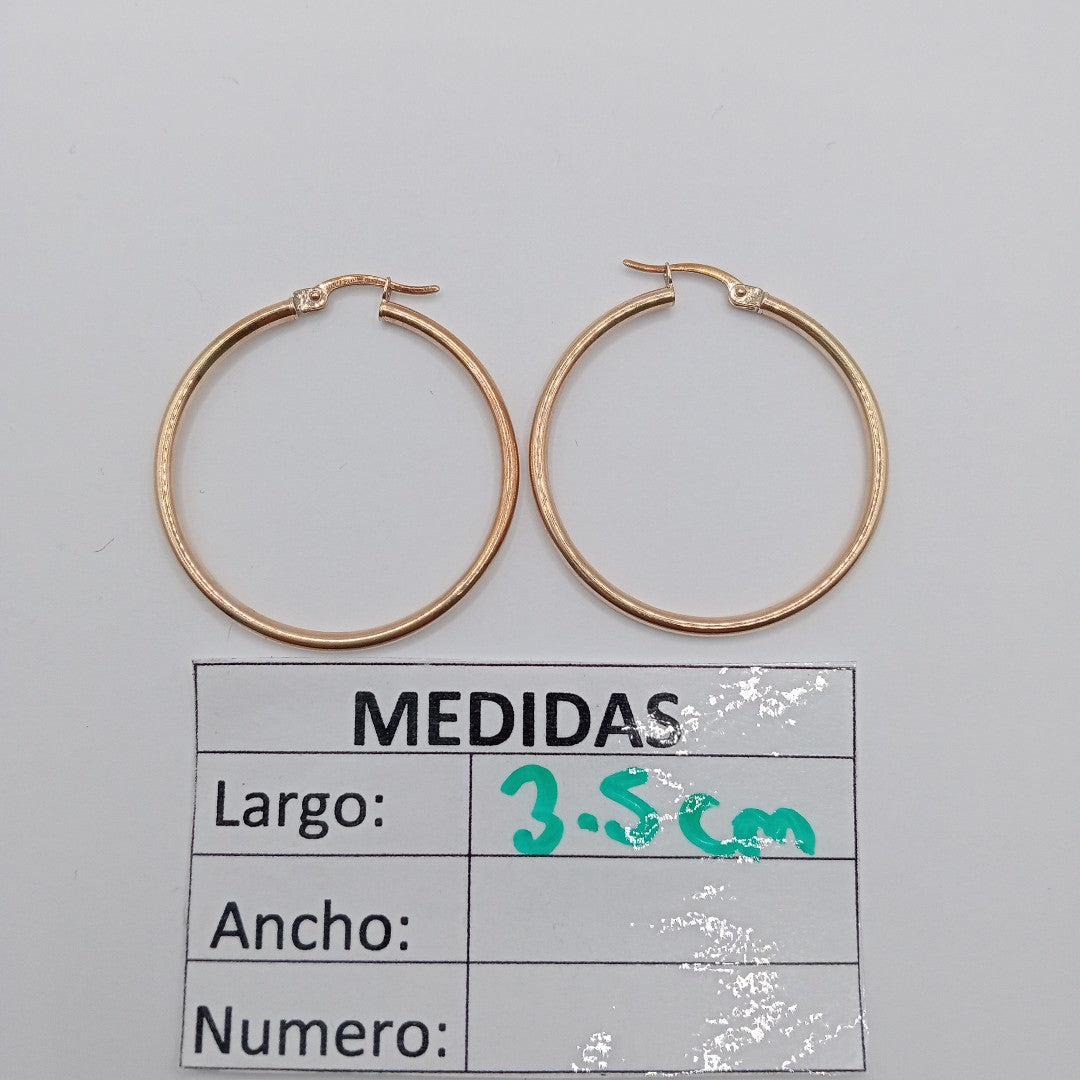 ARRACADAS PAR ORO 8 K 2,00 GRMS (SEMINUEVO)