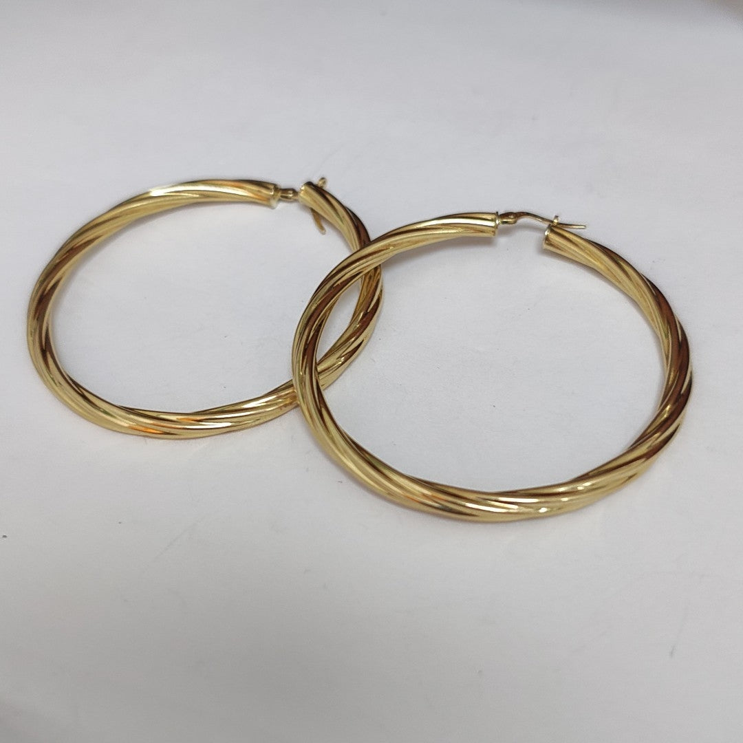 ARRACADAS PAR ORO 14 K 6,70 GRMS (SEMINUEVO)