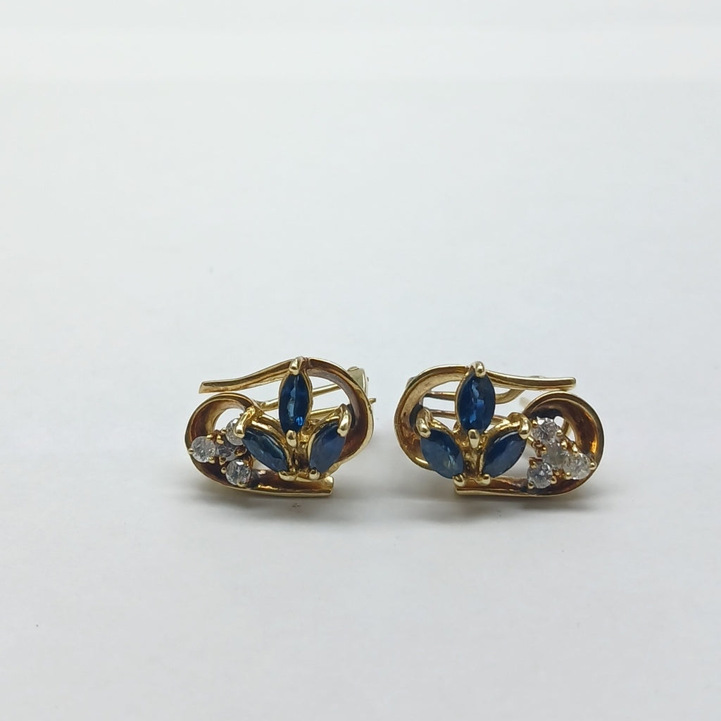 ARETES PAR ORO 14 K 6,50 GRMS (SEMINUEVO)