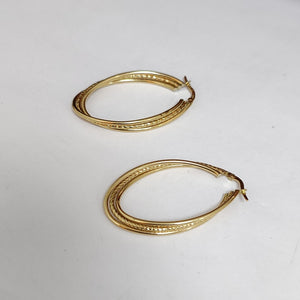 ARRACADAS PAR ORO 14 K 2,70 GRMS (SEMINUEVO)
