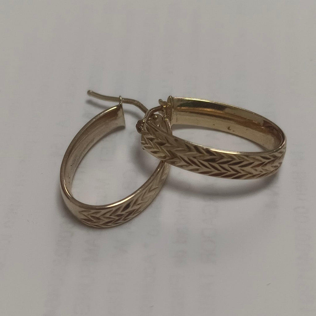 ARRACADAS PAR ORO 10 K 1.7 GRMS (SEMINUEVO)