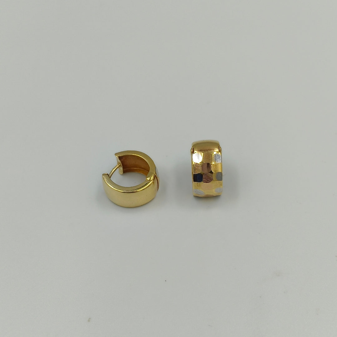 ARRACADAS PAR ORO 14 K 2.3 GRMS (SEMINUEVO)
