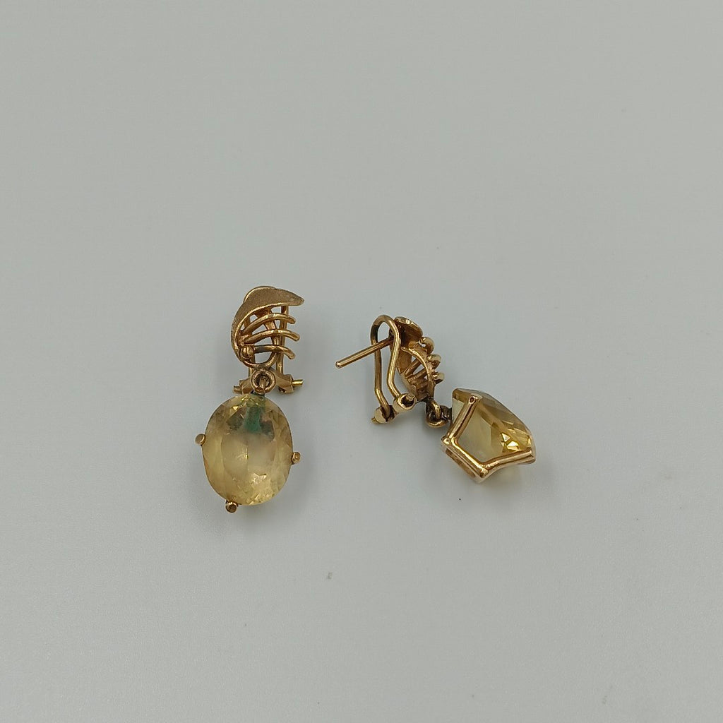 ARETES PAR ORO 14 K 6.8 GRMS (SEMINUEVO)