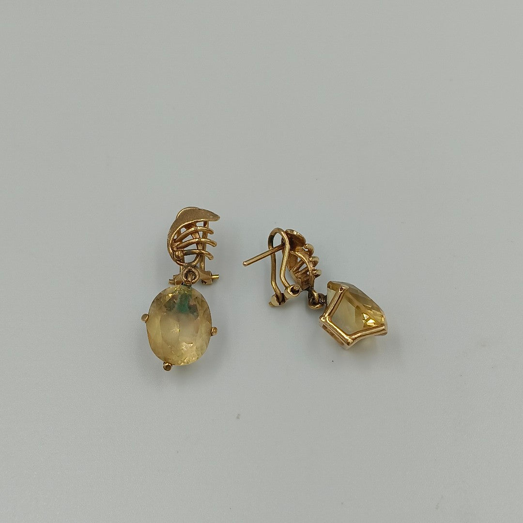 ARETES PAR ORO 14 K 6.8 GRMS (SEMINUEVO)