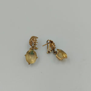 ARETES PAR ORO 14 K 6.8 GRMS (SEMINUEVO)