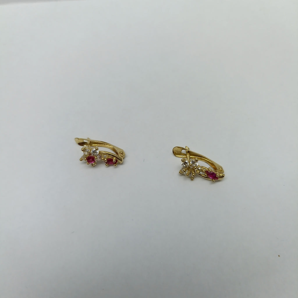 ARETES PAR ORO 14 K 1.5 GRMS (SEMINUEVO)