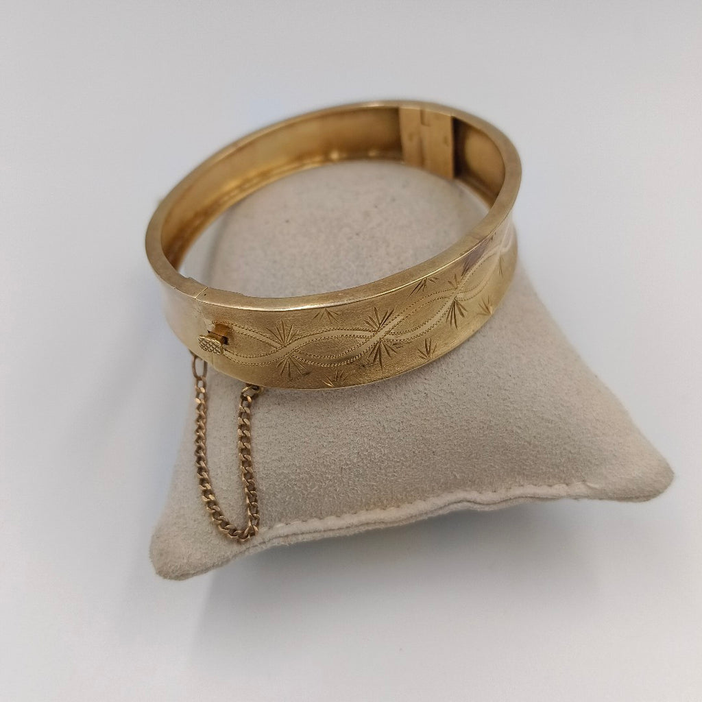 PULSERA RIGIDA ORO 18 K 23.7 GRMS (SEMINUEVO)