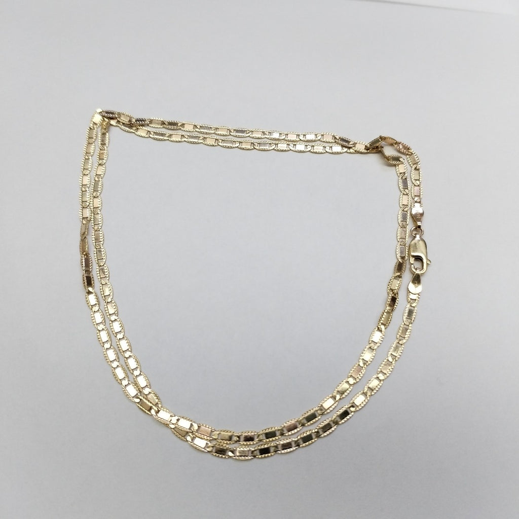 CADENA ORO COMBINADO 14 K 6.6 GRMS (SEMINUEVO)