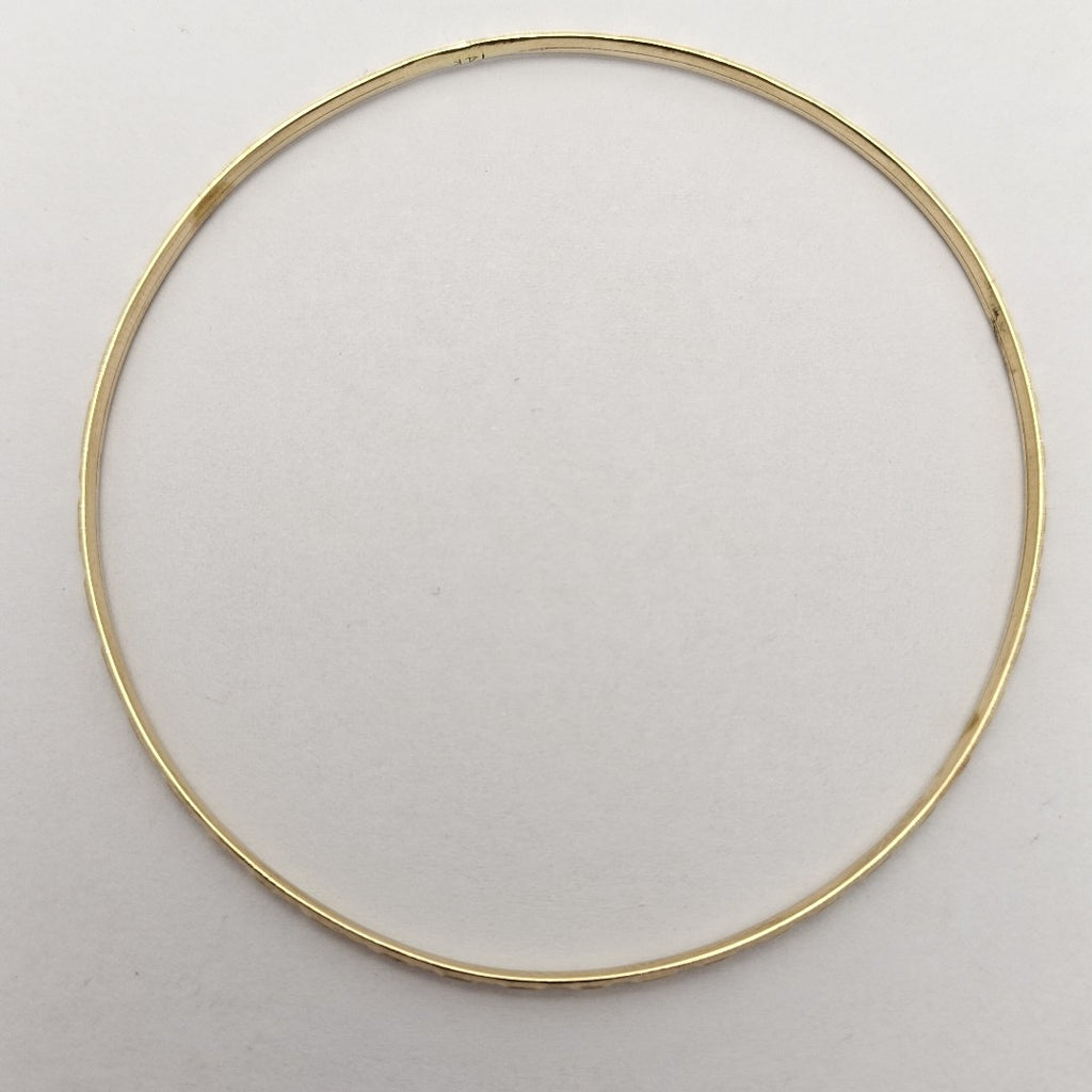 PULSERA RIGIDA ORO 14 K 3,70 GRMS (SEMINUEVO)
