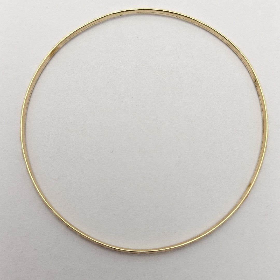 PULSERA RIGIDA ORO 14 K 3,70 GRMS (SEMINUEVO)
