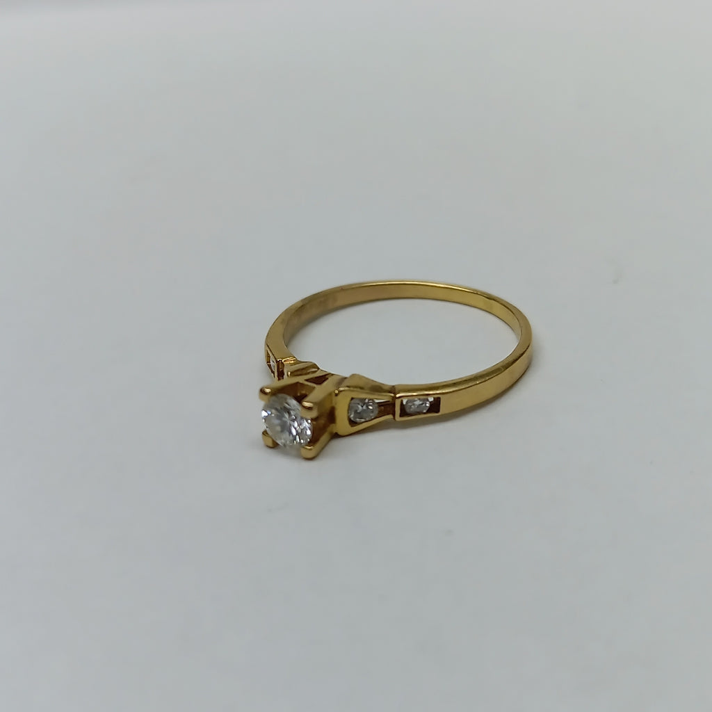 SOLITARIO ORO 18 K 1.9 GRMS (SEMINUEVO)