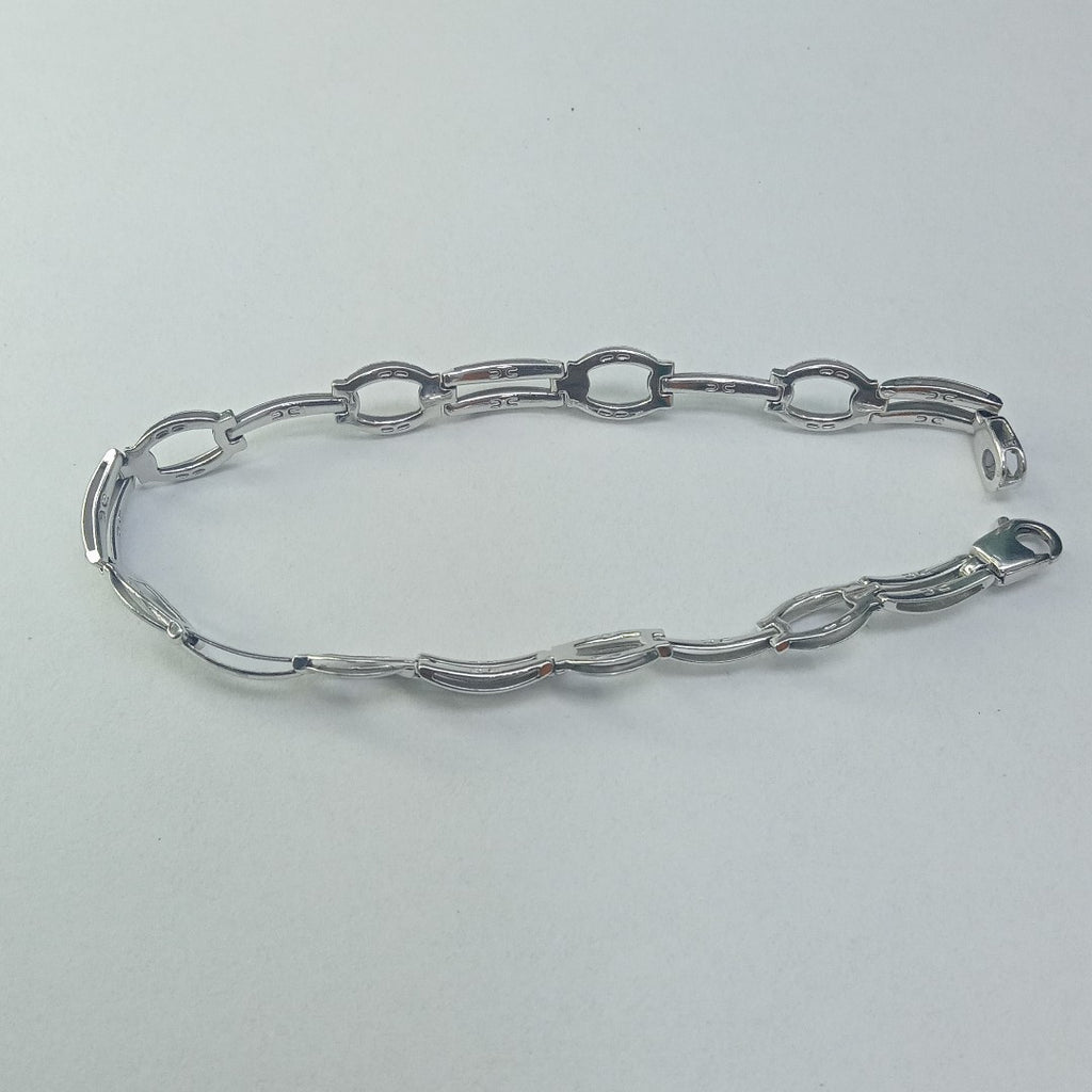 PULSERA ORO, ORO BLANCO 14 K 5.4 GRMS (SEMINUEVO)