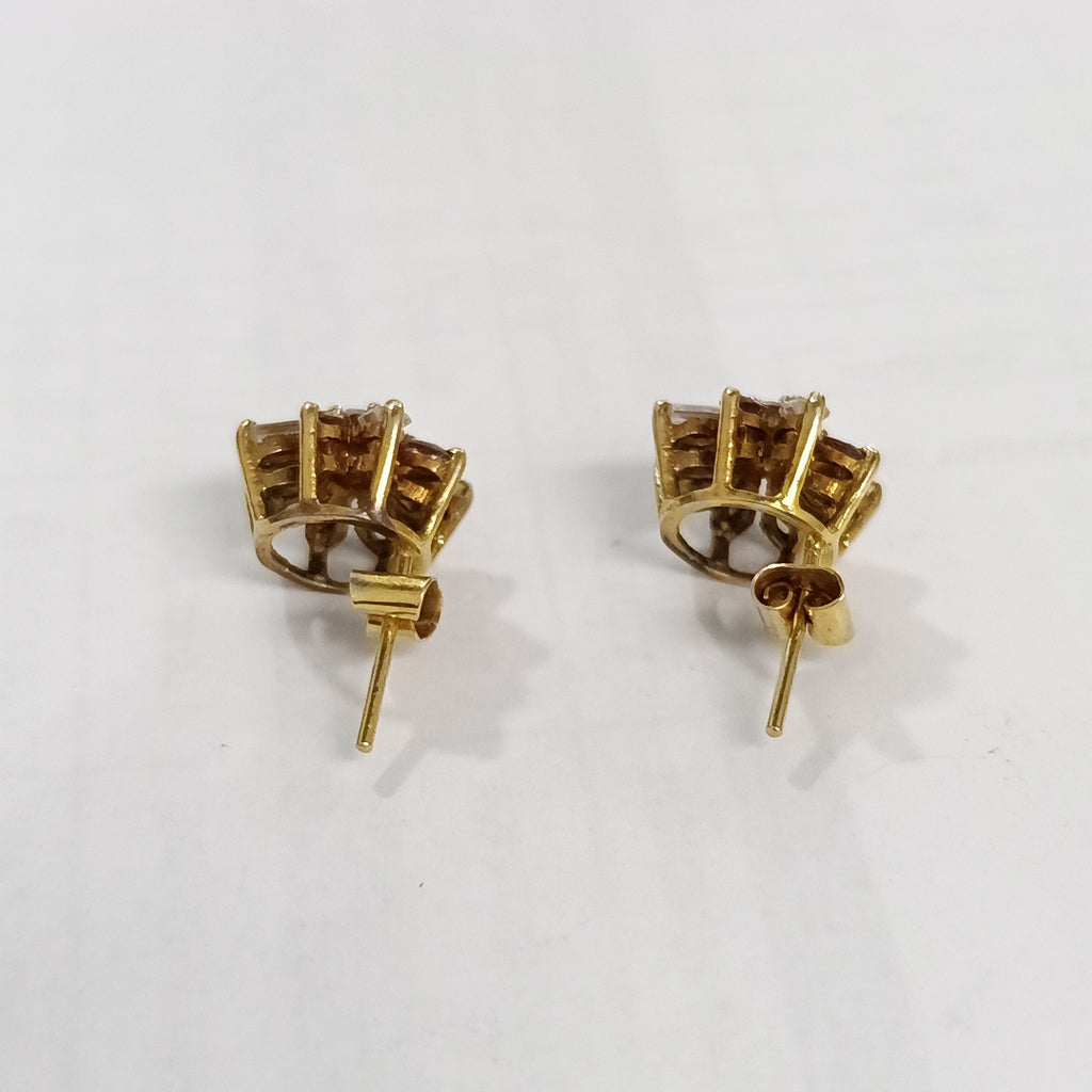 ARETES PAR ORO 14 K 3.7 GRMS (SEMINUEVO)
