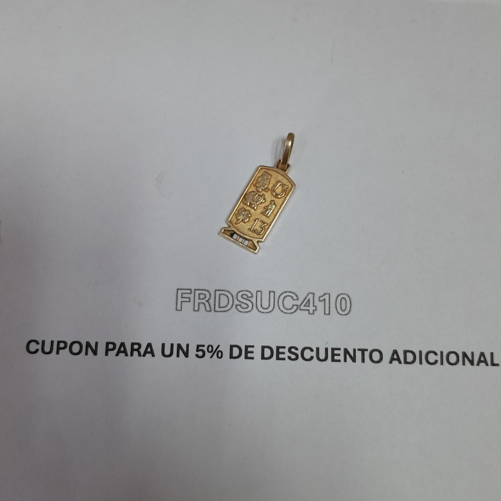DIJE ORO 14 K 3.8 GRMS (SEMINUEVO)