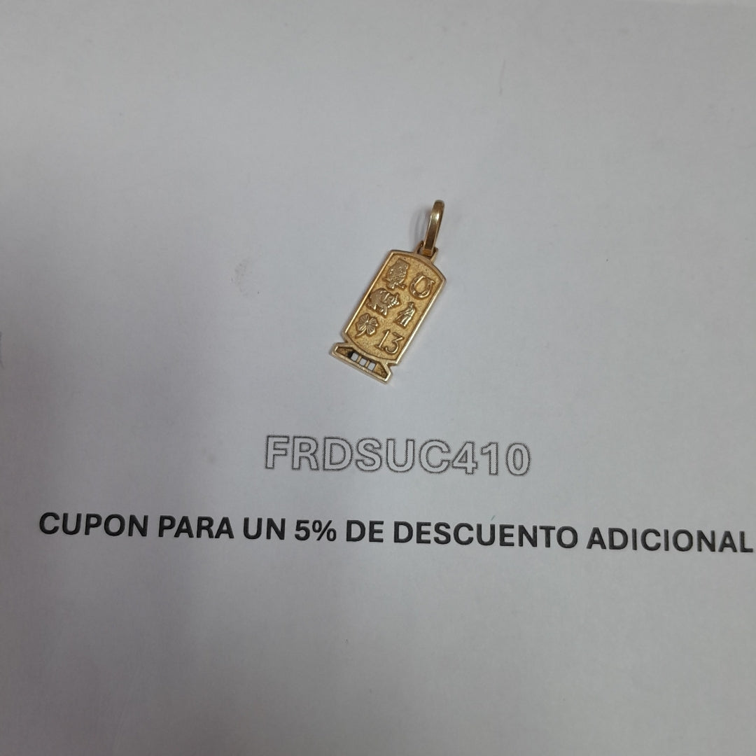 DIJE ORO 14 K 3.8 GRMS (SEMINUEVO)