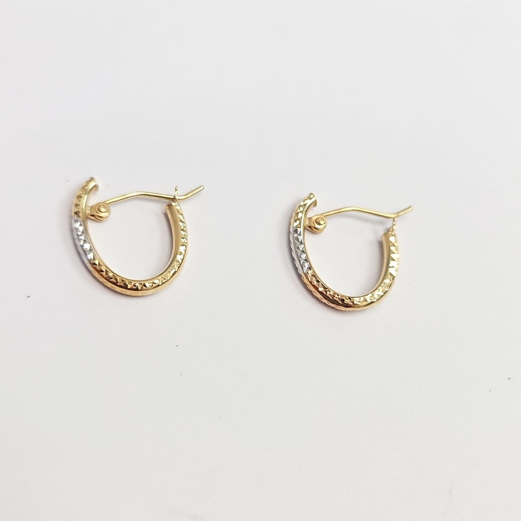 ARRACADAS PAR ORO 14 K 0,90 GRMS (SEMINUEVO)