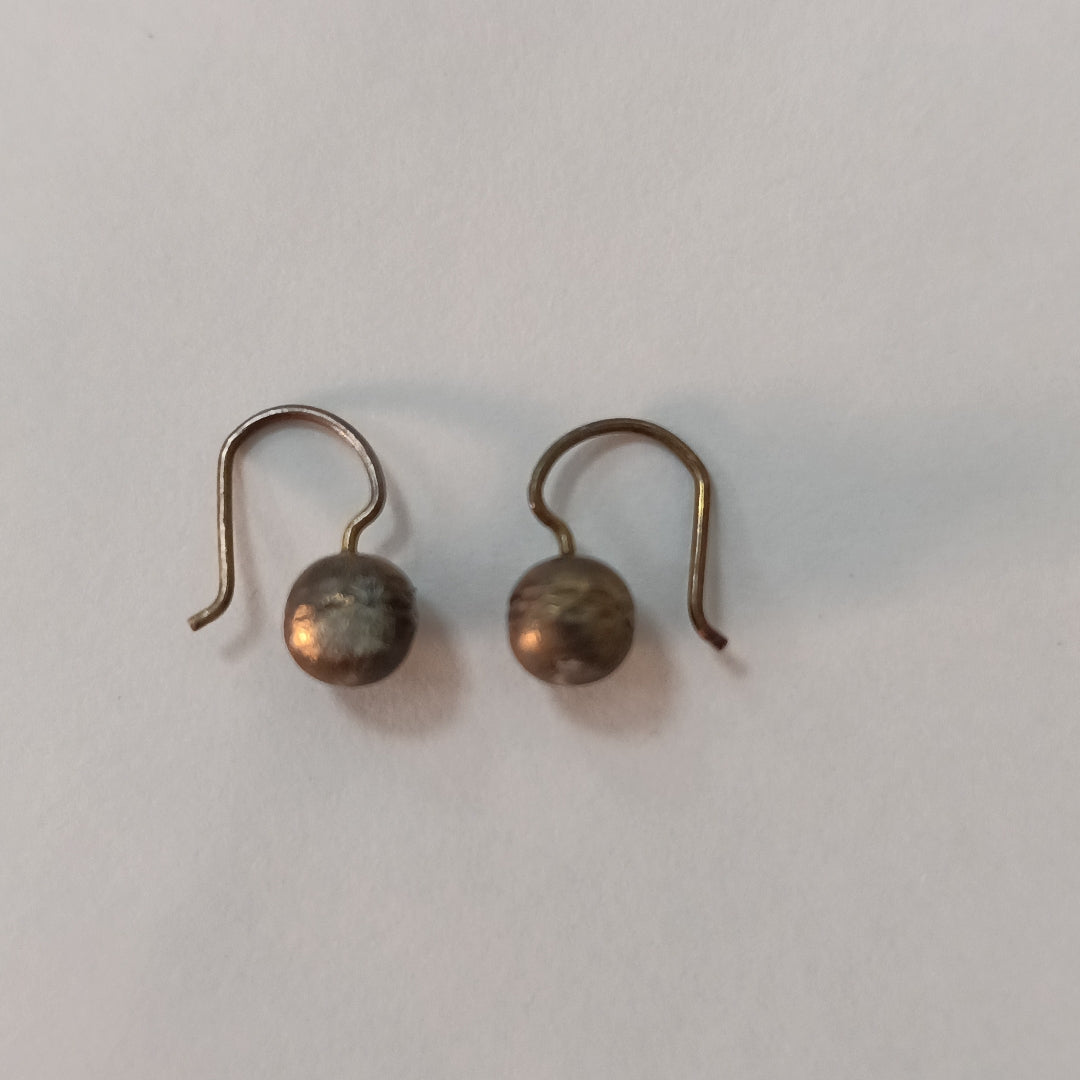 ARETES PAR ORO 8 K 0.7 GRMS (SEMINUEVO)