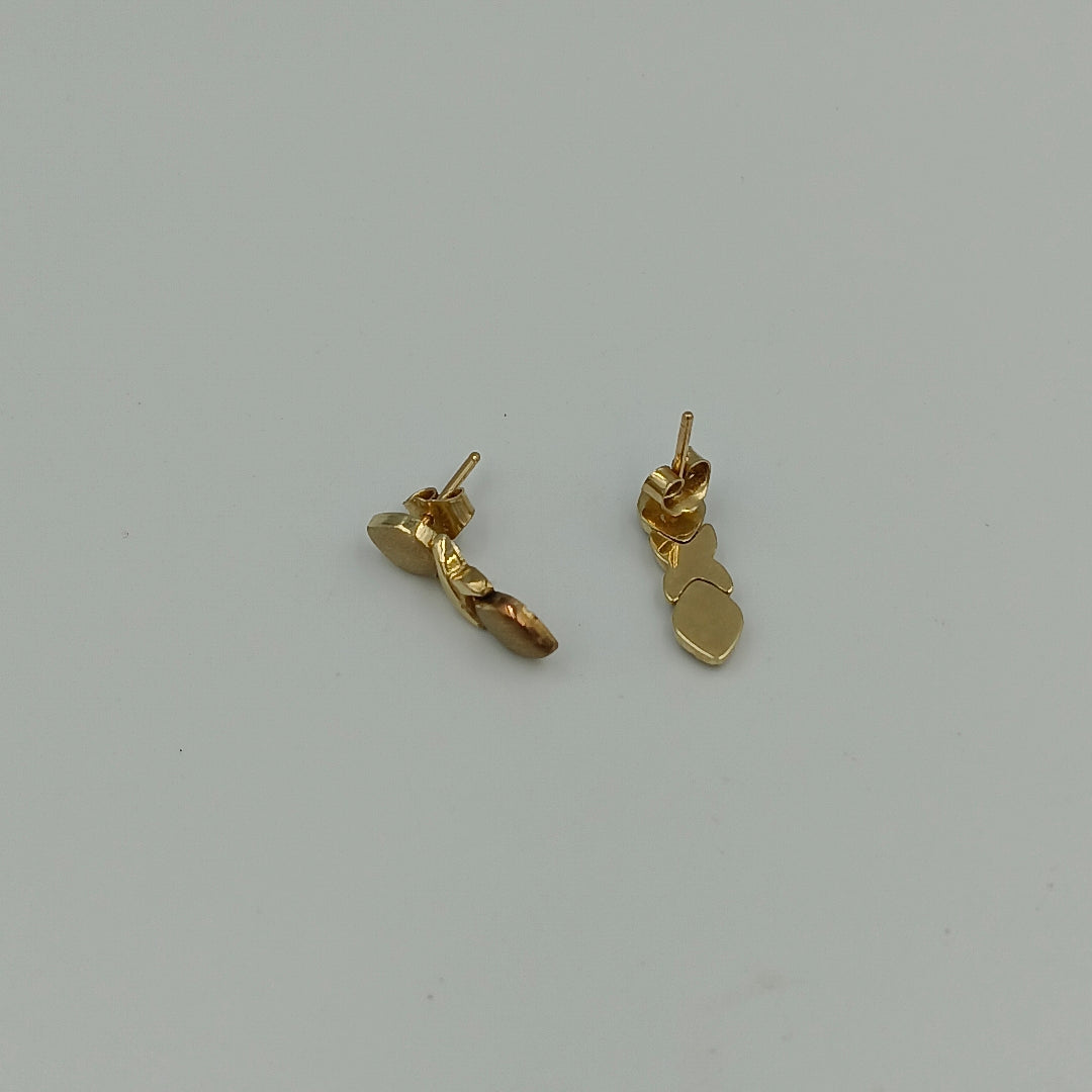 BROQUELES PAR ORO 10 K 1,90 GRMS (SEMINUEVO)