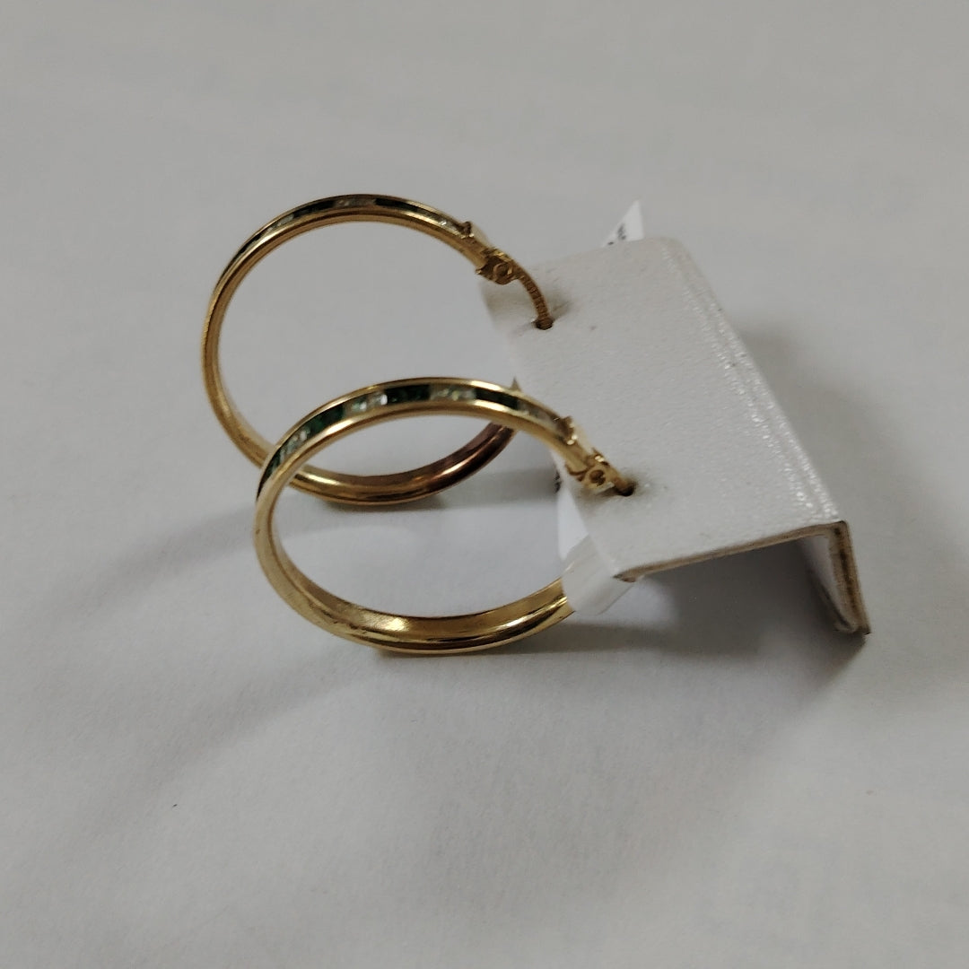 ARRACADAS PAR ORO 10 K 2.5 GRMS (SEMINUEVO)