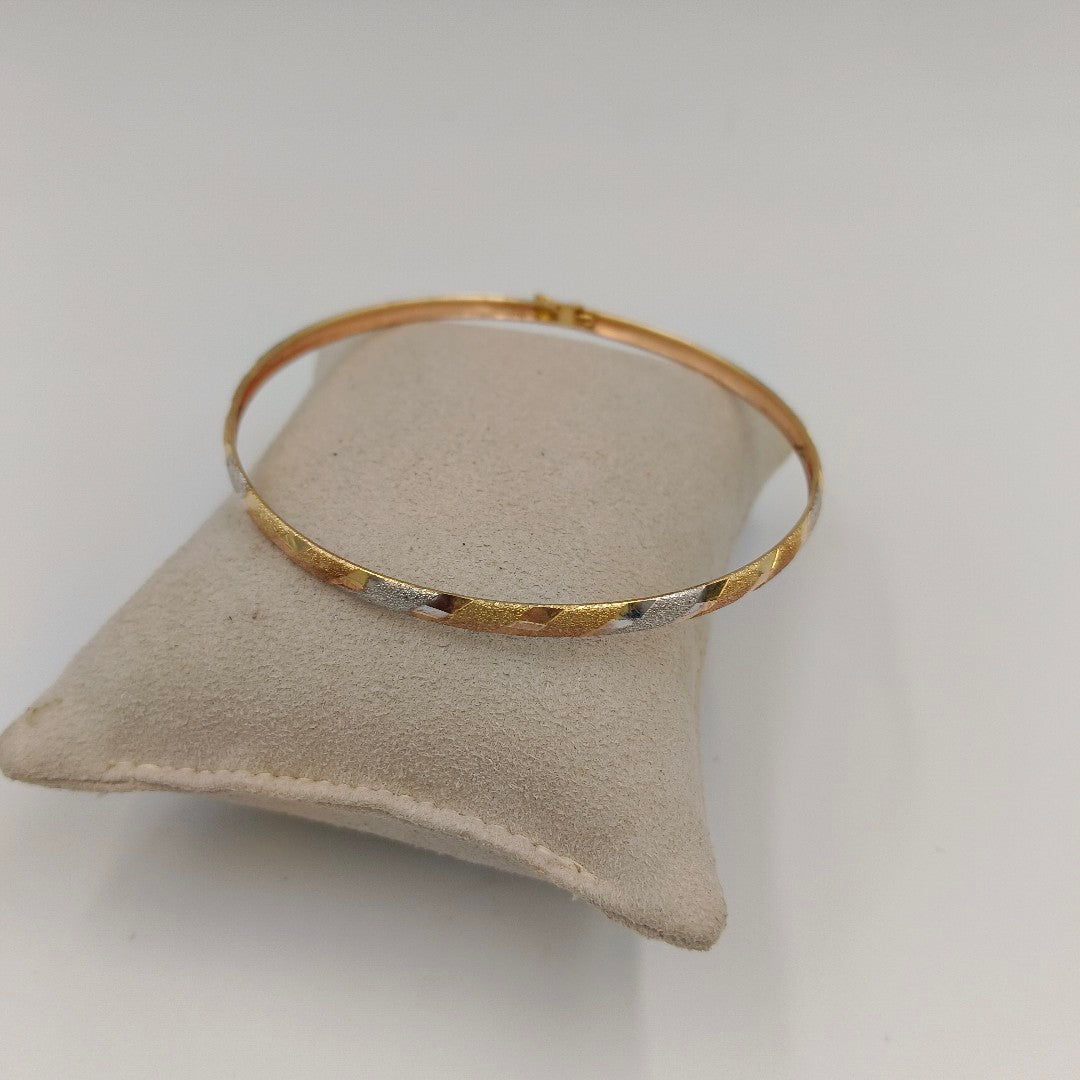 PULSERA RIGIDA ORO 14 K 4.7 GRMS (SEMINUEVO)