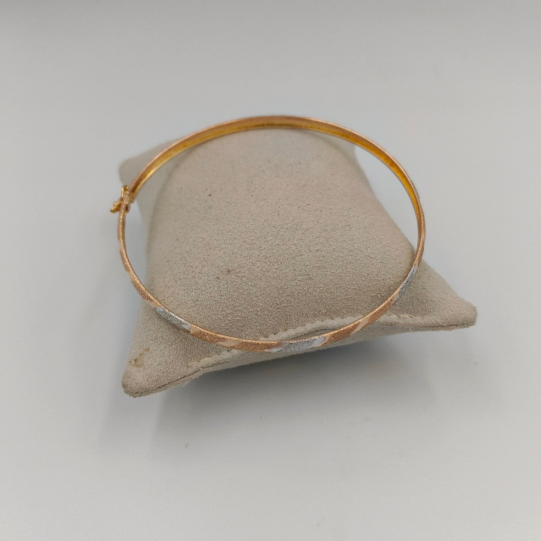 PULSERA RIGIDA ORO 14 K 4.6 GRMS (SEMINUEVO)