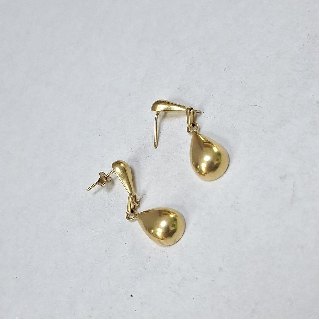 ARETES PAR ORO 14 K 4 GRMS (SEMINUEVO)