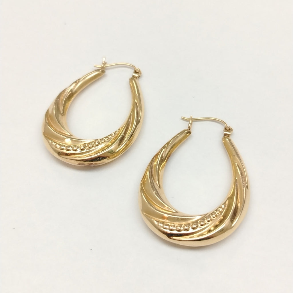 ARRACADAS PAR ORO 14 K 4,20 GRMS (SEMINUEVO)