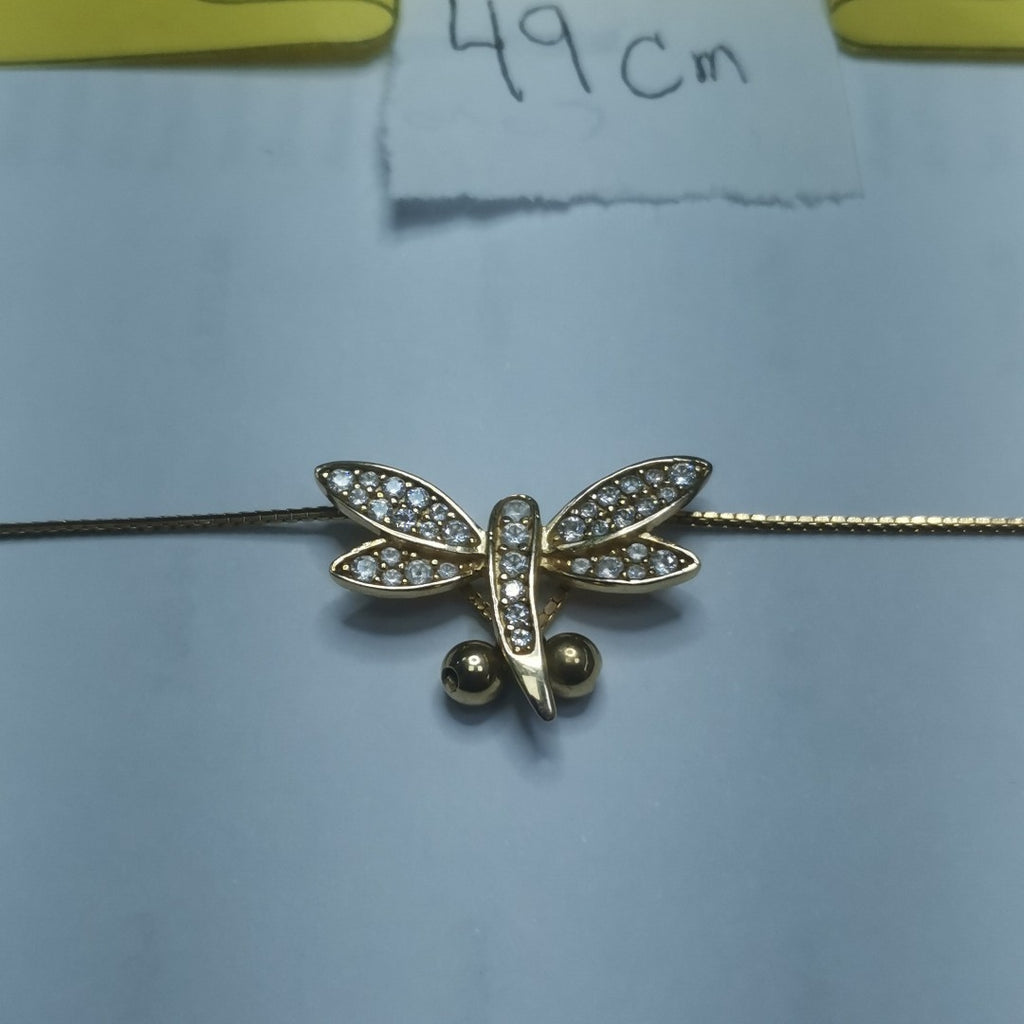 DIJE, GARGANTILLA ORO 14 K 4.6 GRMS (SEMINUEVO)