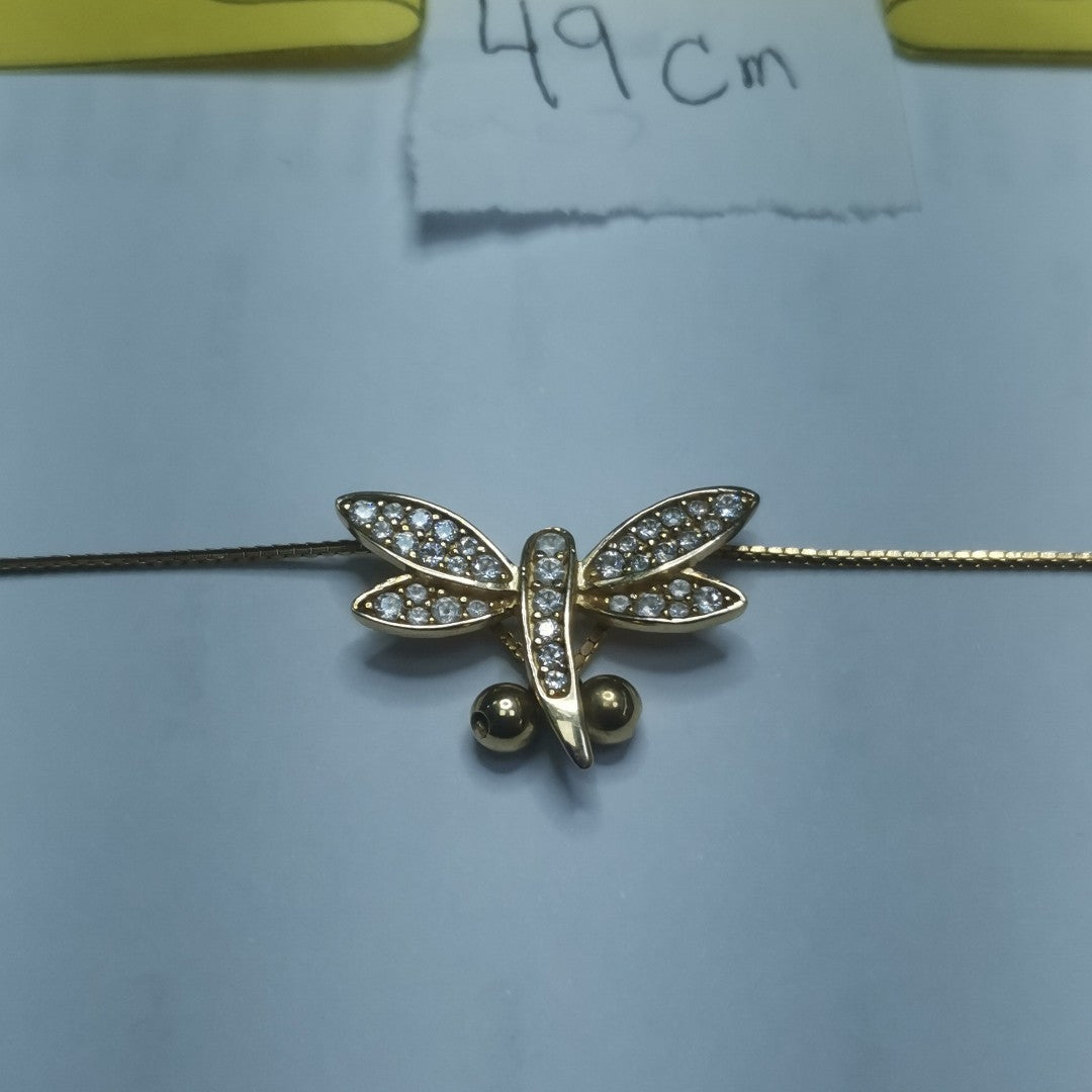 DIJE, GARGANTILLA ORO 14 K 4.6 GRMS (SEMINUEVO)