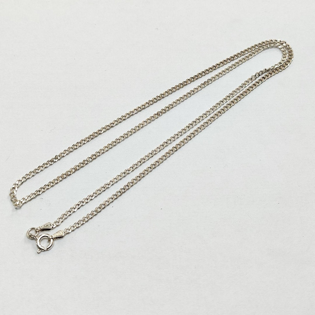 CADENA TEJIDO BARBADO PLATA .925 55 CM 5.3 GR (NUEVO)