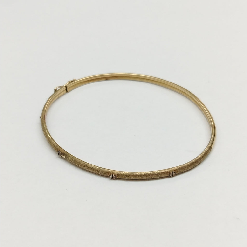 PULSERA RIGIDA ORO 10 K 3.9 GRMS (SEMINUEVO)
