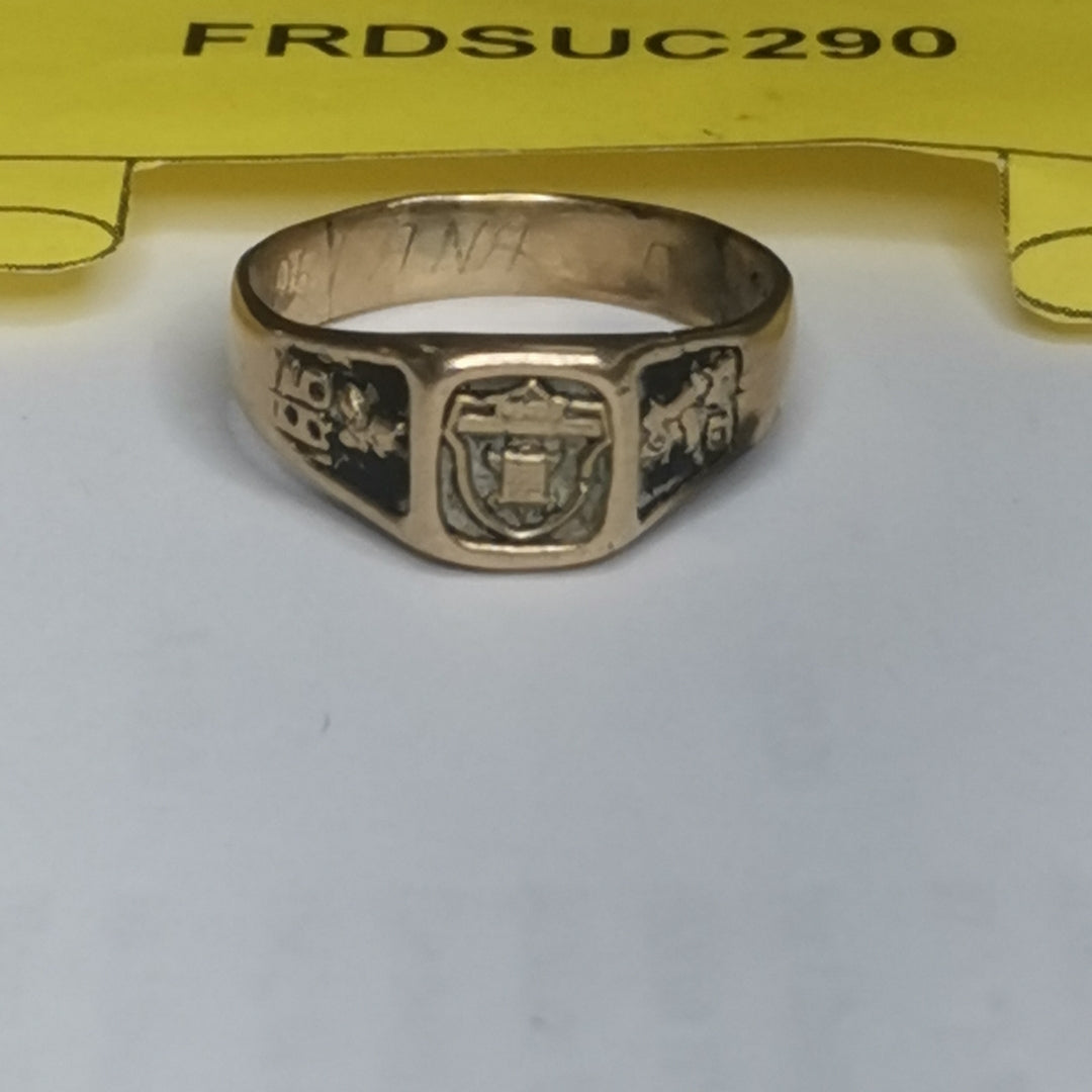 ANILLO DE GRADUACIÓN ORO 8 K 3.4 GRMS (SEMINUEVO)