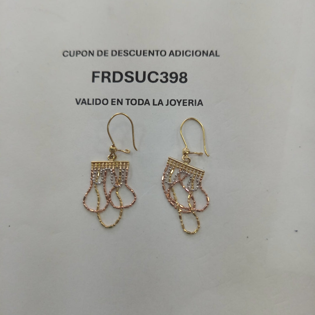 ARETES PAR ORO 10 K 2,00 GRMS (SEMINUEVO)