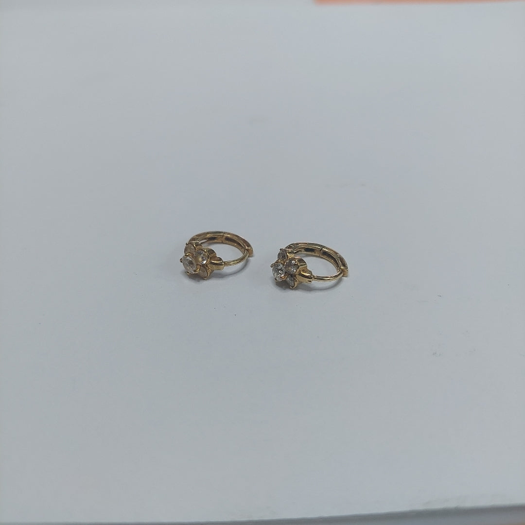 ARRACADAS PAR ORO 14 K 2,00 GRMS (SEMINUEVO)