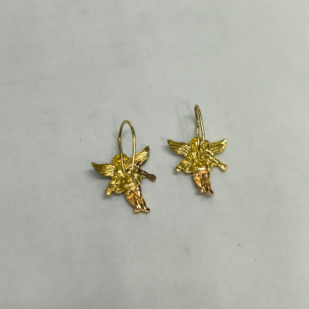ARETES PAR ORO 14 K 1 GRMS (SEMINUEVO)