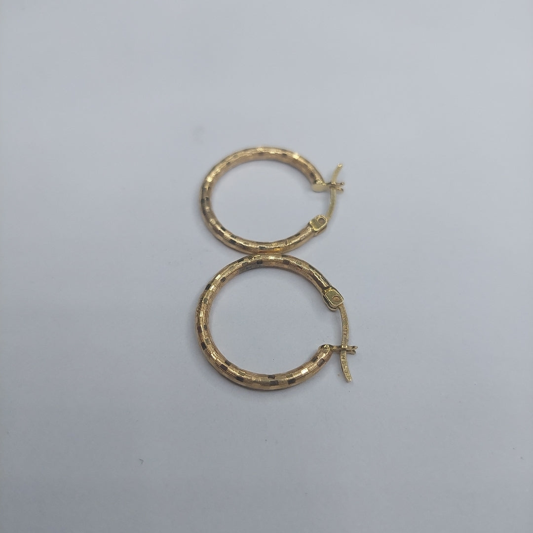 ARRACADAS PAR ORO 14 K 2,00 GRMS (SEMINUEVO)