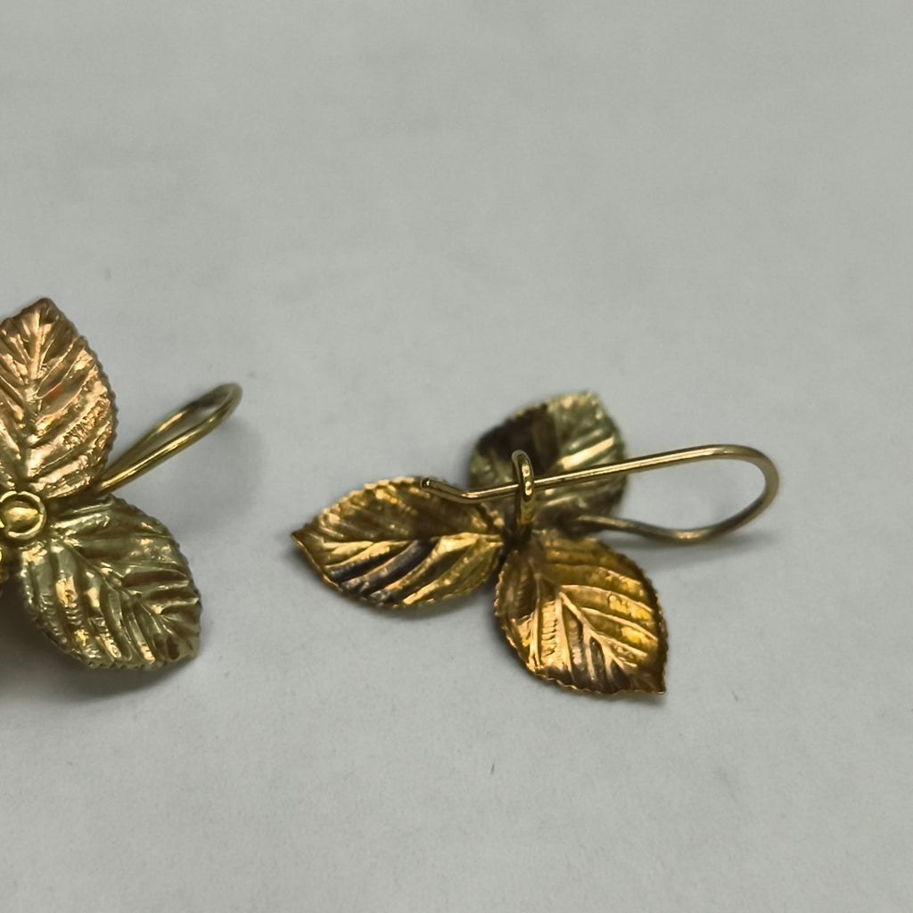 ARETES PAR ORO COMBINADO 10 K 1,50 GRMS (SEMINUEVO)