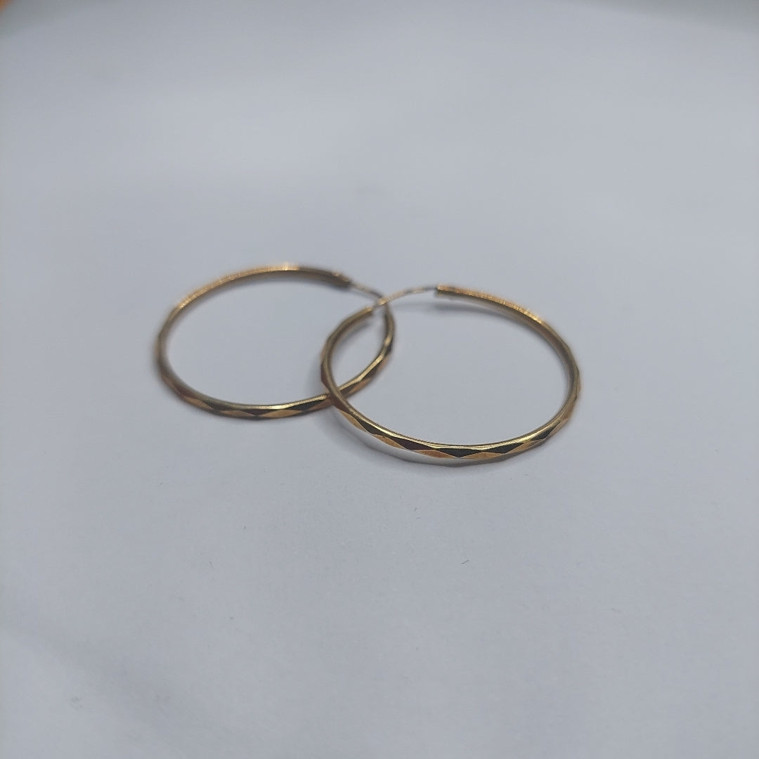 ARRACADAS PAR ORO 14 K 2,00 GRMS (SEMINUEVO)