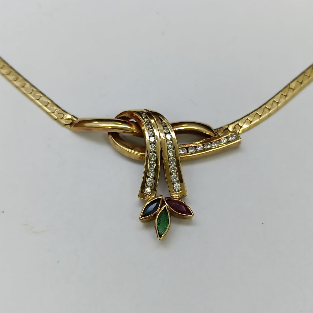 GARGANTILLA ORO 14 K 15.6 GRMS (SEMINUEVO)