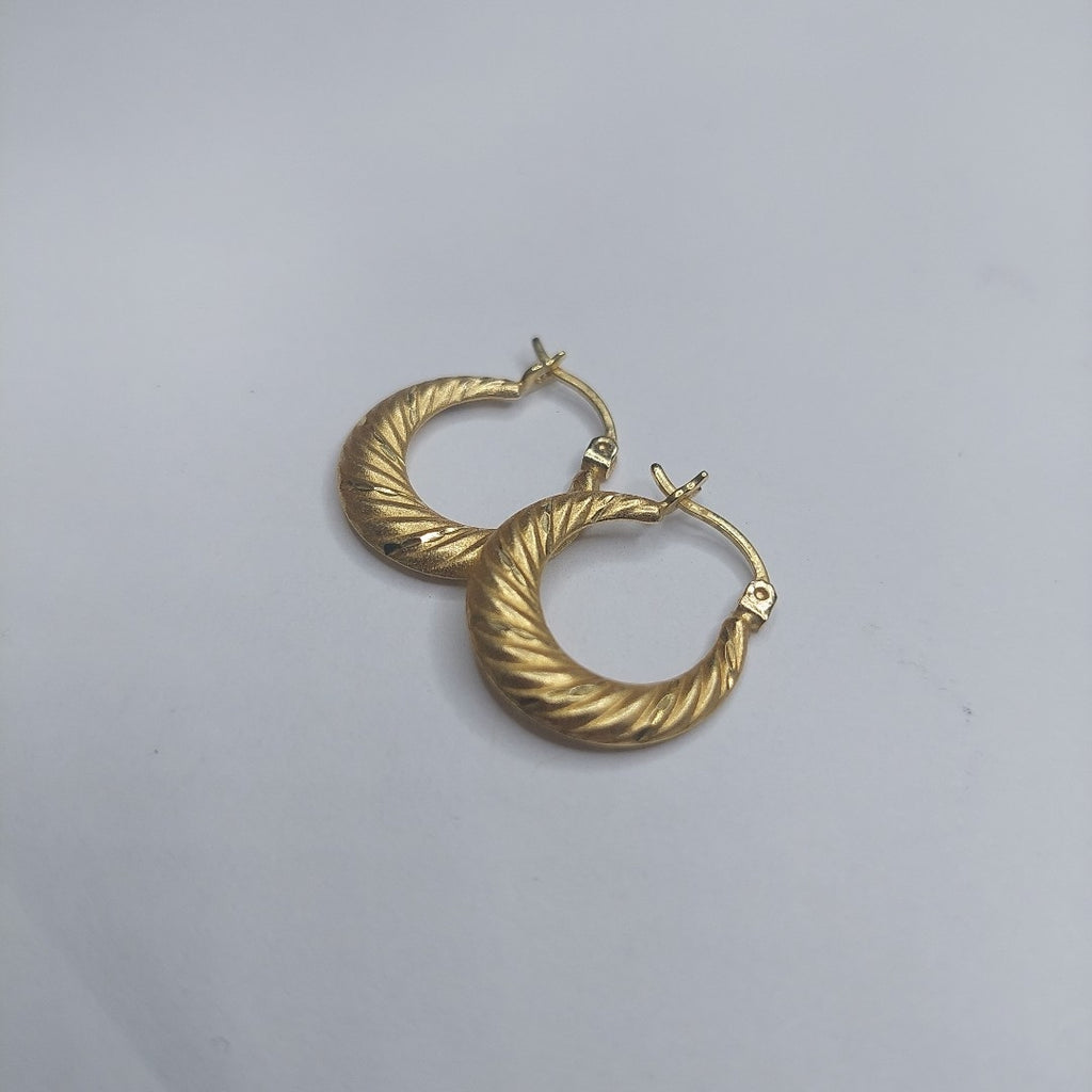 ARRACADAS PAR ORO 14 K 1,50 GRMS (SEMINUEVO)